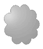 Polystyrolplatte in Button-Form konturgefräst <br>beidseitig 4/4-farbig bedruckt