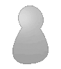 Polystyrolplatte in Mensch-Form konturgefräst <br>beidseitig 4/4-farbig bedruckt